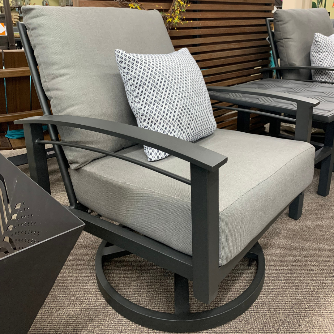 Winston Stanford Patio Swivel Lounge Chair at Jacobs Custom Living Spokane Valley WA, 99037