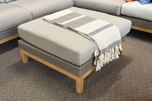 Kingsley Bate's Azores Patio Sectional Ottoman is available at Jacobs Custom Living in Spokane WA.