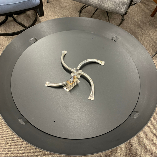 Fire Pit - 36" Round Basso Chat Fire Table by OW Lee is available at Jacobs Custom Living in Spokane Valley, WA.