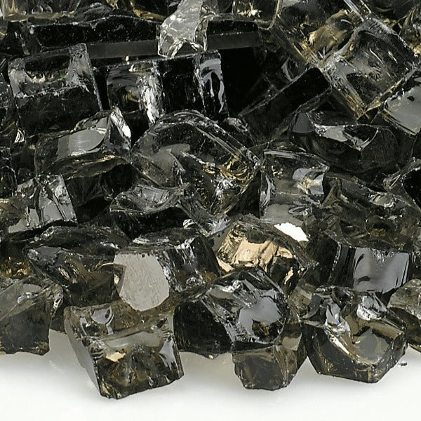 Bronze Reflective Fire Glass Fire Media Kit is available at Jacobs Custom Living Spokane Valley showroom.