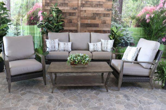 Alfresco Home Cedarbrook 47.25" Rectangular Coffee Table at Jacobs Custom Living Spokane Valley WA, 99037