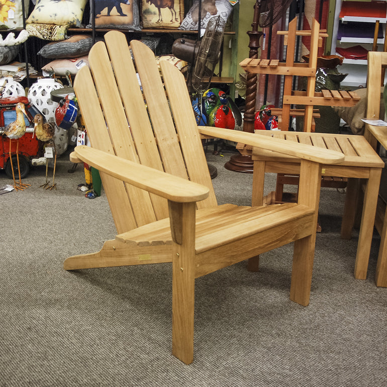 Kingsley-Bate Teak Patio Adirondack Chair AK25 - Outdoor Furniture, Indoor Furniture & Upholstery Store Spokane - Jacobs Custom Living