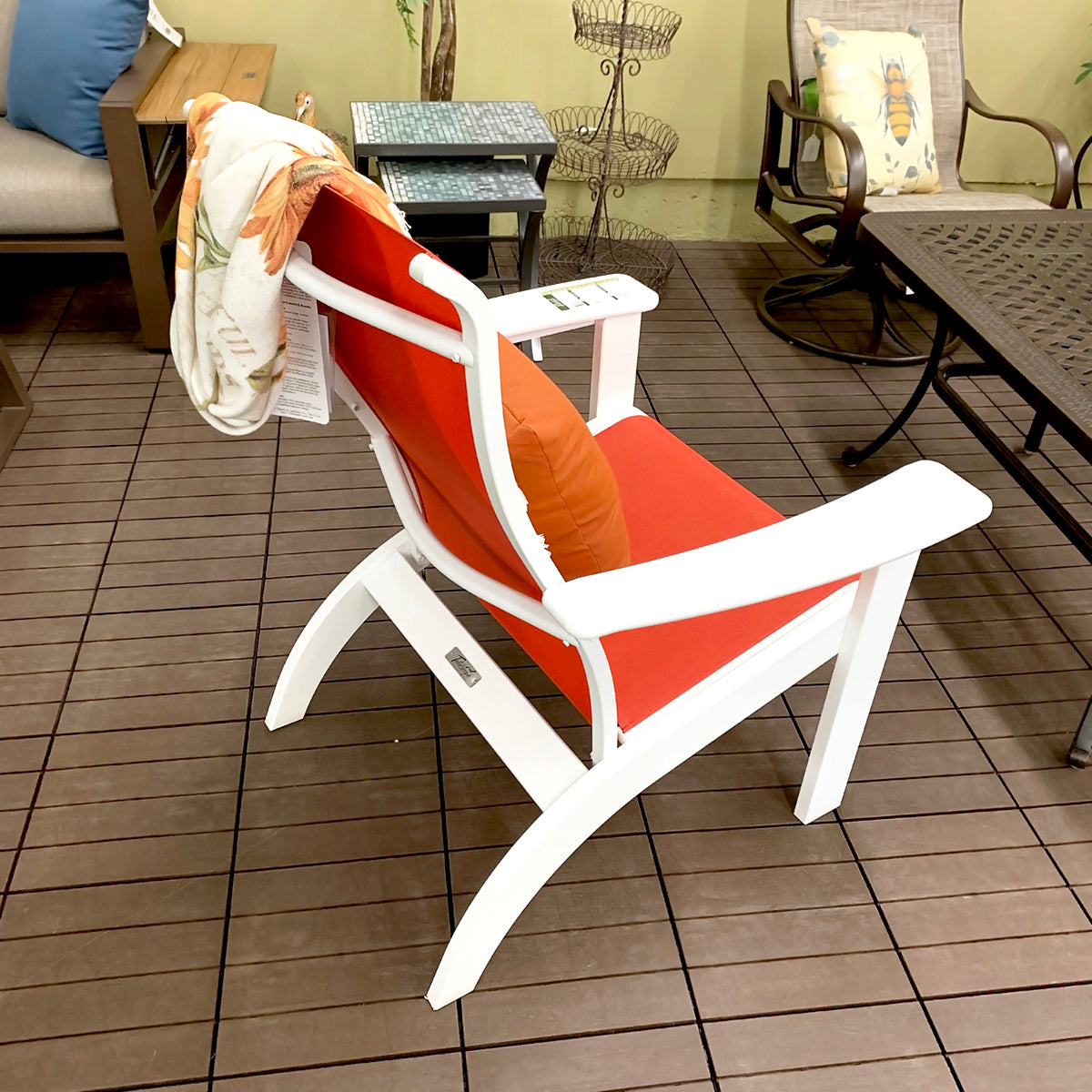 Telescope Adirondack Sling Chair is available at our Jacobs Custom Living Spokane Valley showroom.