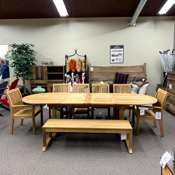 Kingsley Bate's Chelsea Patio Dining Arm Chair is available at Jacobs Custom Living in Spokane WA.