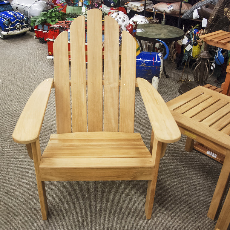 Kingsley-Bate Teak Patio Adirondack Chair AK25 - Outdoor Furniture, Indoor Furniture & Upholstery Store Spokane - Jacobs Custom Living