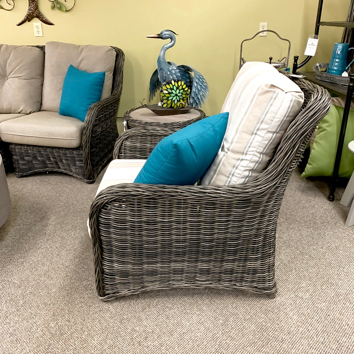 Patio Renaissance Westhampton Resin Wicker Patio Lounge Chair | Jacobs Custom Living