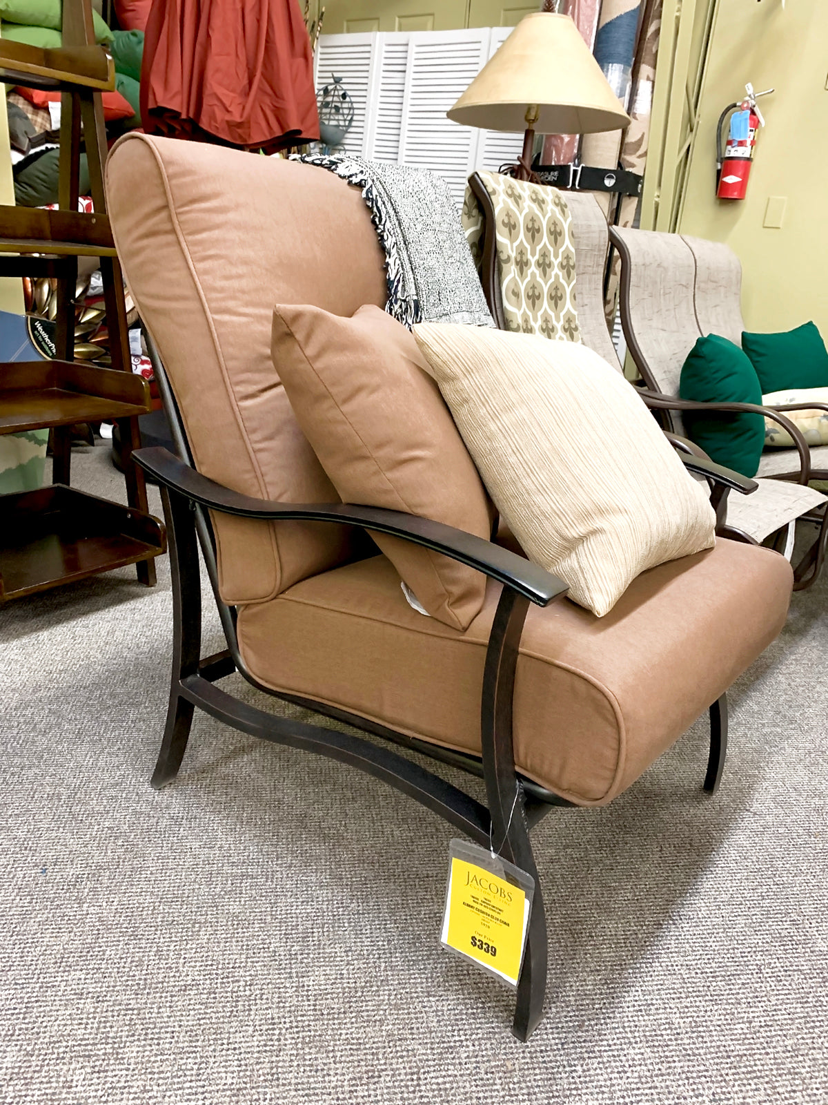 Mallin Albany Cushion Club Chair | Jacobs Custom Living