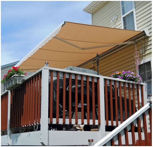 Destin Retractable Patio Awning is available at Jacobs Custom Living our Jacobs Custom Living Spokane Valley showroom.