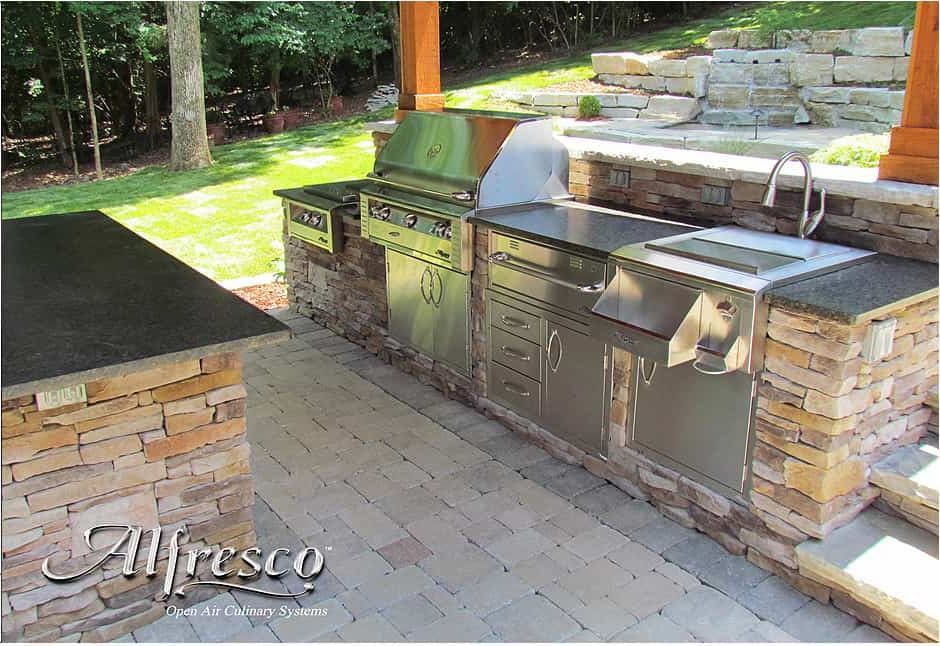 Alfresco 10" Stainless Steel Prep/Waste Chute is available in our Jacobs Custom Living Spokane Valley showroom.