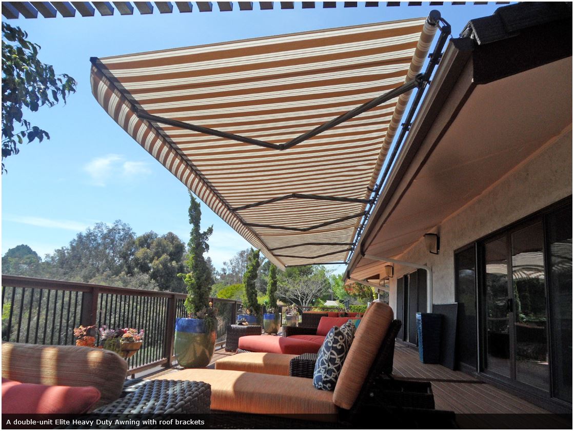 Elite Heavy Duty Retractable Patio Awning is available at Jacobs Custom Living our Jacobs Custom Living Spokane Valley showroom.