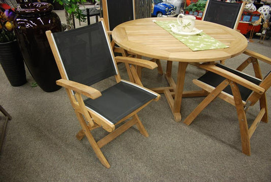 Kingsley-Bate Essex Patio 50" Patio Round Dining Table is available in our Jacobs Custom Living Spokane Valley Showroom.