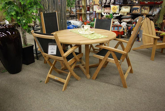 Kingsley-Bate Essex Patio 50" Patio Round Dining Table is available in our Jacobs Custom Living Spokane Valley Showroom.