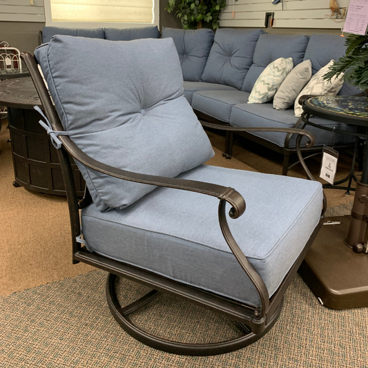 Shop Local Spokane Valley, WA for the best Outdoor Patio Estate Club Swivel Rocker from Hanamint available at Jacobs Custom Living in Spokane Valley, WA 