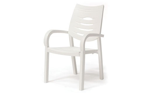 Happy Outdoor Patio Chair White - Outdoor Furniture, Indoor Furniture & Upholstery Store Spokane - Jacobs Custom Living