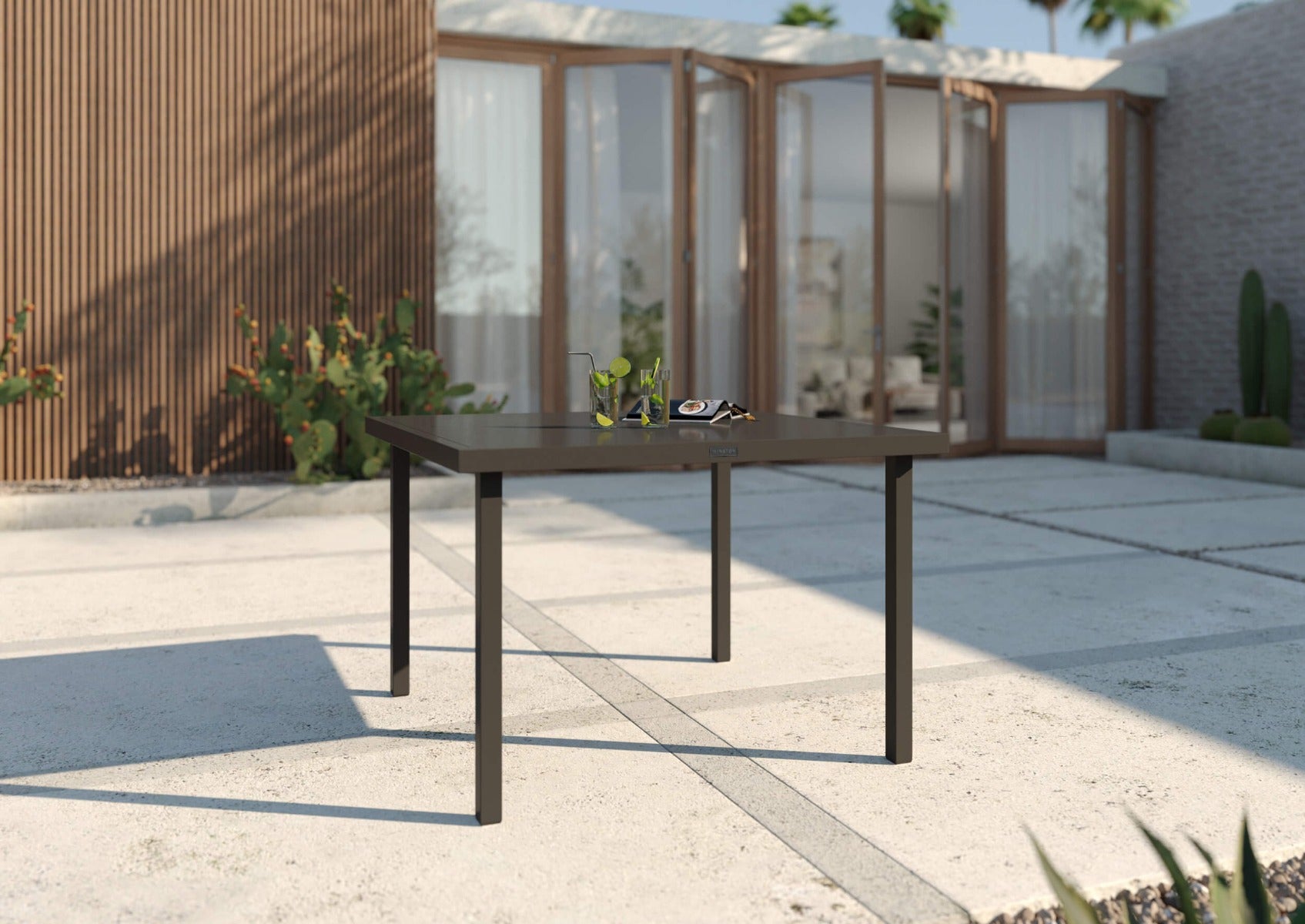 Winston Jasper 44" Square Solid Top Dining Table
