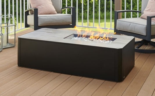 Vintage Linear Fire Pit Table Cover | The Outdoor Greatroom Company jacobs custom living spokane wa