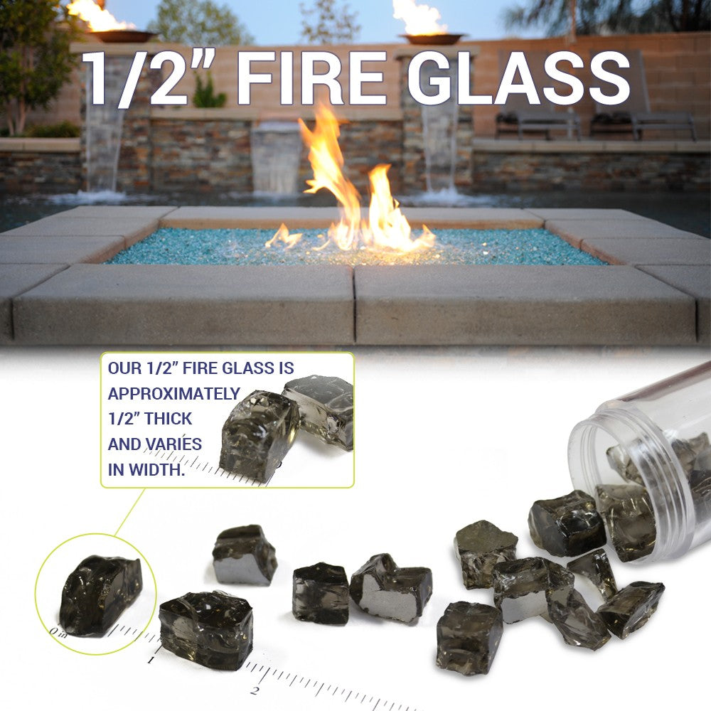 Las Vegas Reflective Fire Glass Fire Media Kit is available at Jacobs Custom Living Spokane Valley showroom.
