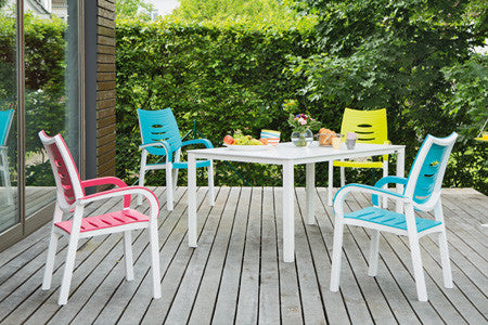 Happy Outdoor Patio Chair White - Outdoor Furniture, Indoor Furniture & Upholstery Store Spokane - Jacobs Custom Living