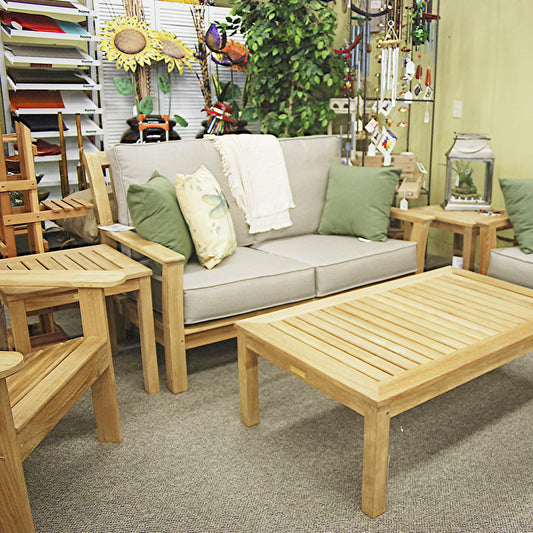 Kingsley-Bate Chelsea Teak Patio Loveseat CO55 - Outdoor Furniture, Indoor Furniture & Upholstery Store Spokane - Jacobs Custom Living