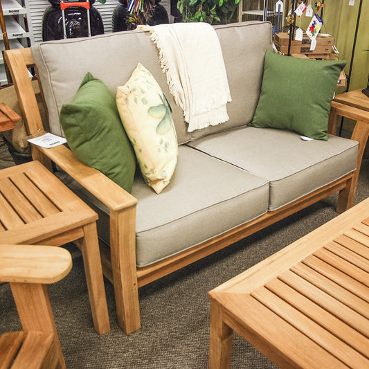 Kingsley-Bate Chelsea Teak Patio Loveseat CO55 - Outdoor Furniture, Indoor Furniture & Upholstery Store Spokane - Jacobs Custom Living