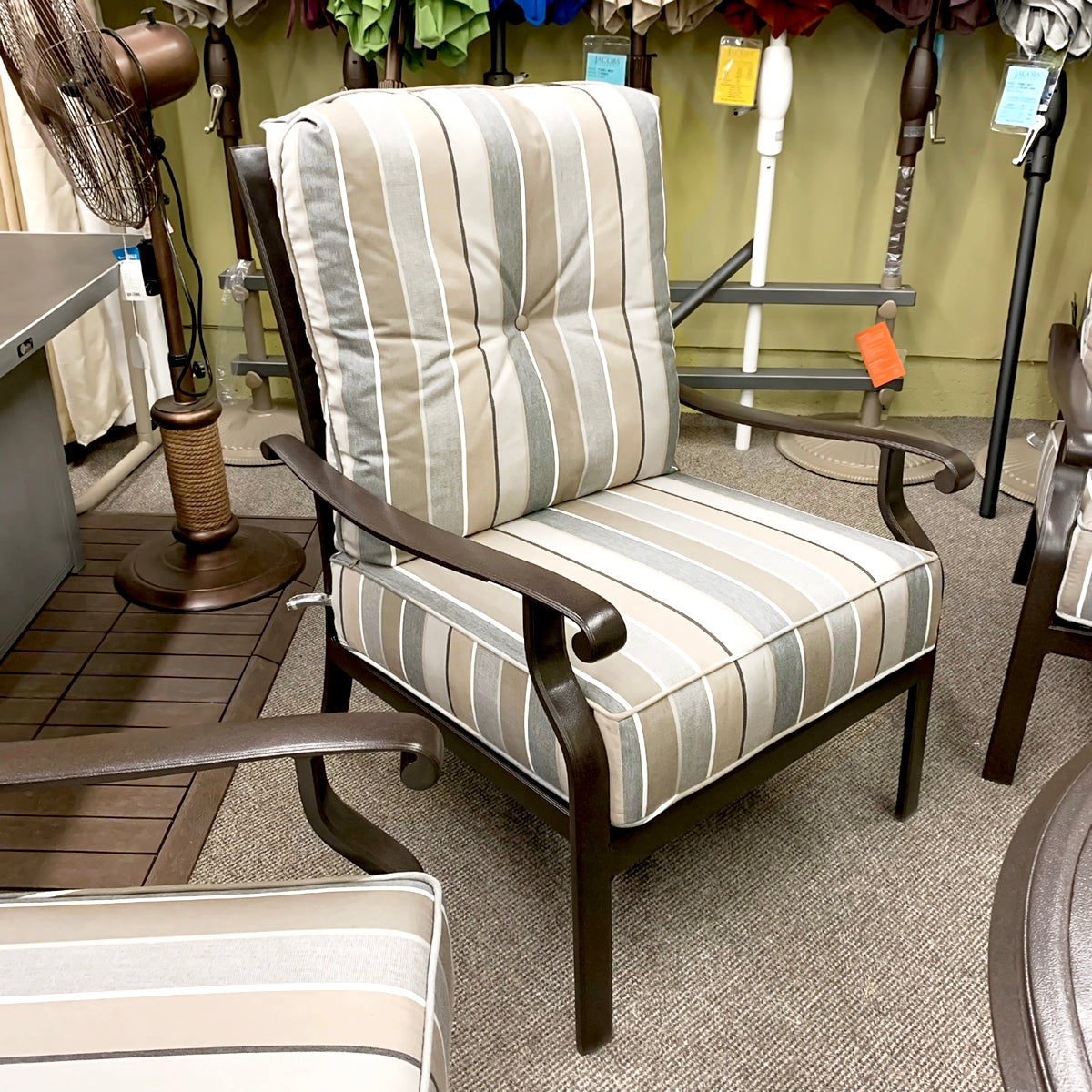 Patio Renaissance Mandalay Patio Lounge Chair is available at Jacobs Custom Living our Jacobs Custom Living Spokane Valley showroom.