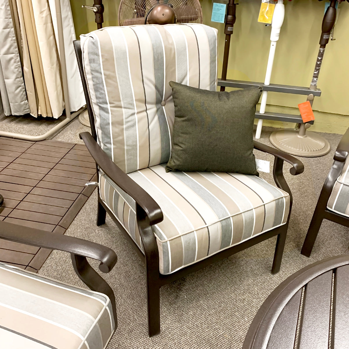 Patio Renaissance Mandalay Patio Lounge Chair is available at Jacobs Custom Living our Jacobs Custom Living Spokane Valley showroom.