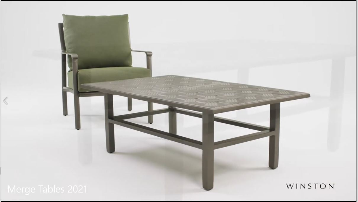 Winston Merge Cast 30 x 50 Coffee Table at Jacobs Custom Living Spokane Valley WA, 99037