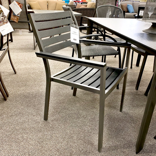 Patio Renaissance Mesa Patio Dining Arm Chair is available at Jacobs Custom Living our Jacobs Custom Living Spokane Valley showroom.