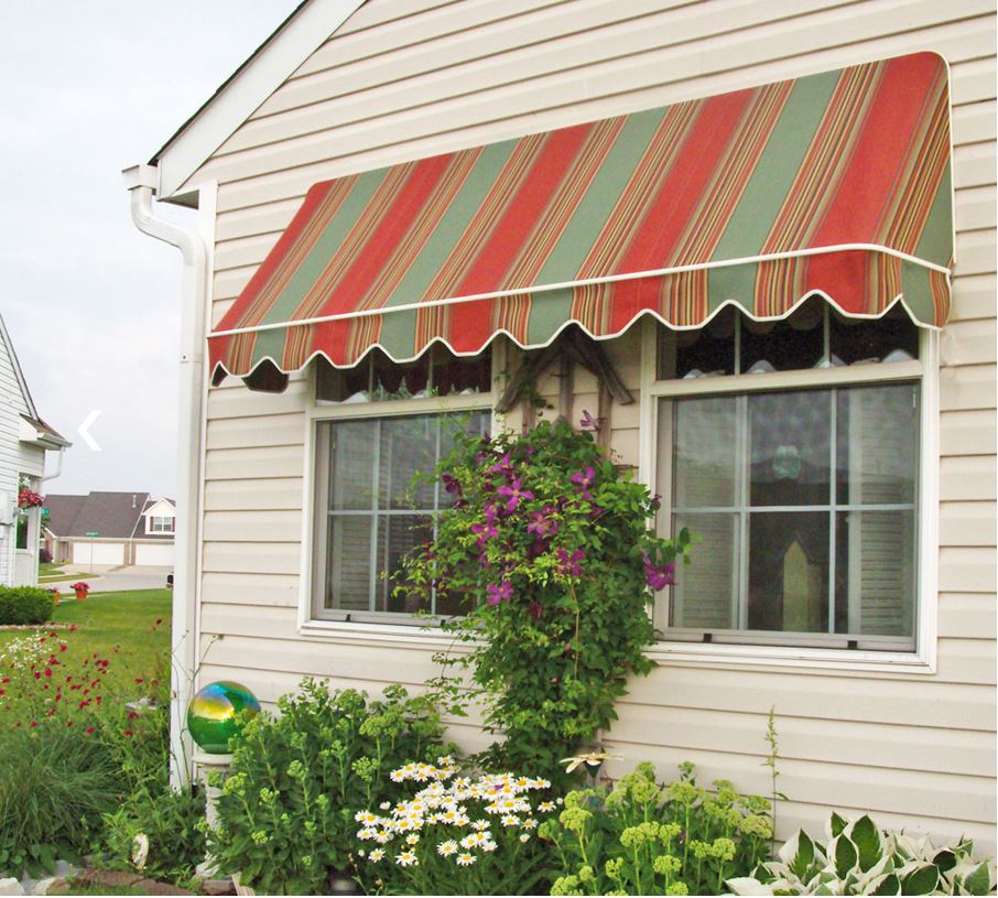 New England Roll-Up Window Awning is available at Jacobs Custom Living our Jacobs Custom Living Spokane Valley showroom.