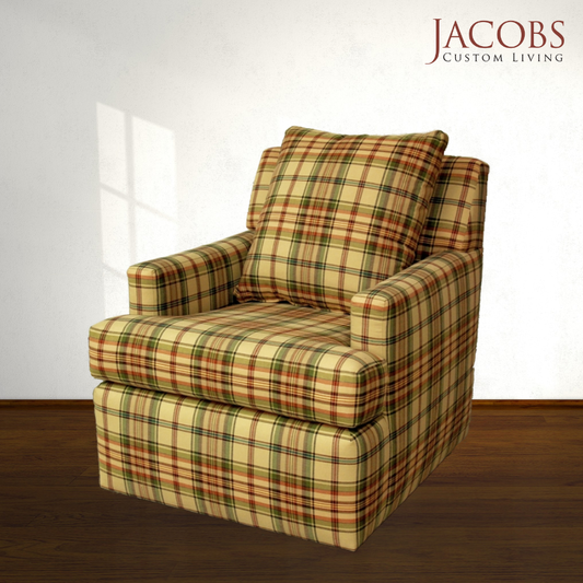 Plaid Living Room Furniture