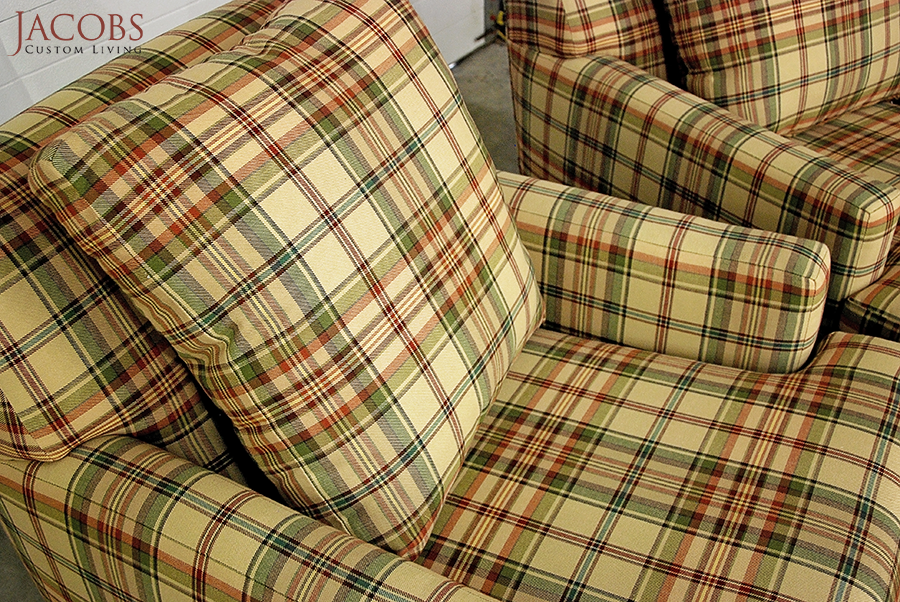 Re-Upholstery With Plaid