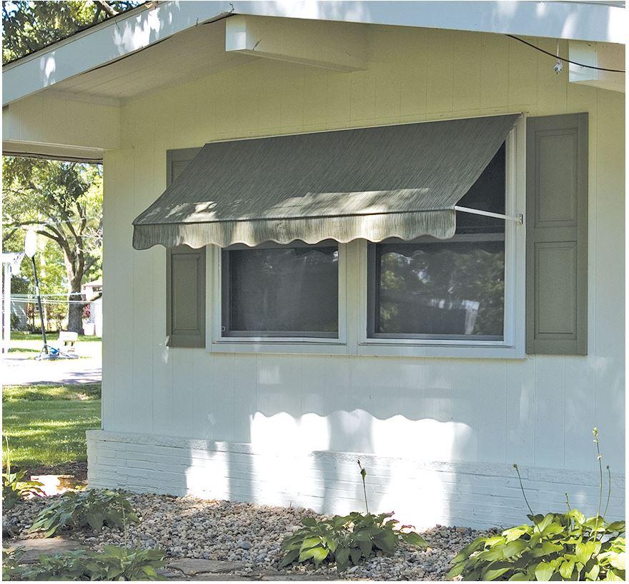 Rainbow Economy Roll-Up Awning is available at Jacobs Custom Living our Jacobs Custom Living Spokane Valley showroom.