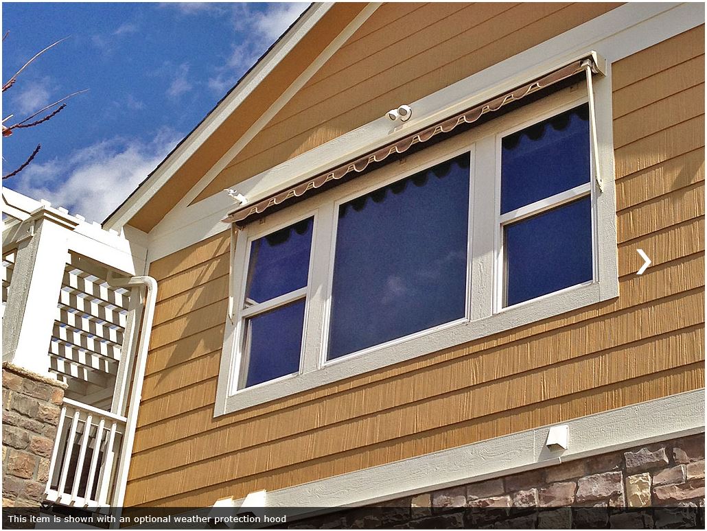 Robusta Heavy Duty Retractable Window Awning is available at Jacobs Custom Living our Jacobs Custom Living Spokane Valley showroom.