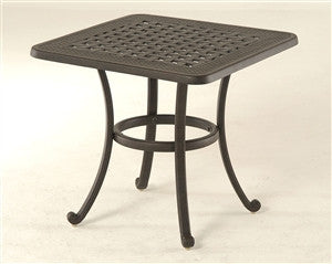 Hanamint Berkshire 24" Square Outdoor Patio Side Table is available in our Jacobs Custom Living Spokane Valley showroom.