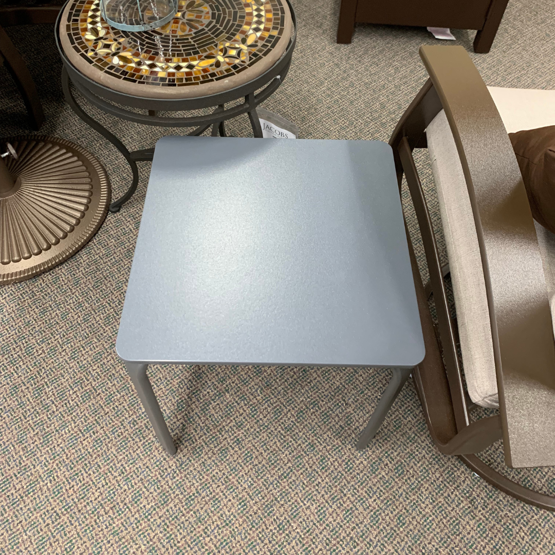 Shop Local Spokane Valley, WA for the best Outdoor Patio MGP 18" Square End Table from Telescope available at Jacobs Custom Living in Spokane Valley, WA 