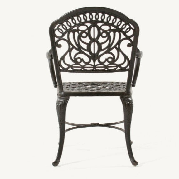 Patio Dining Arm Chair in Stock-Hanamint Tuscany Dining Arm Chair